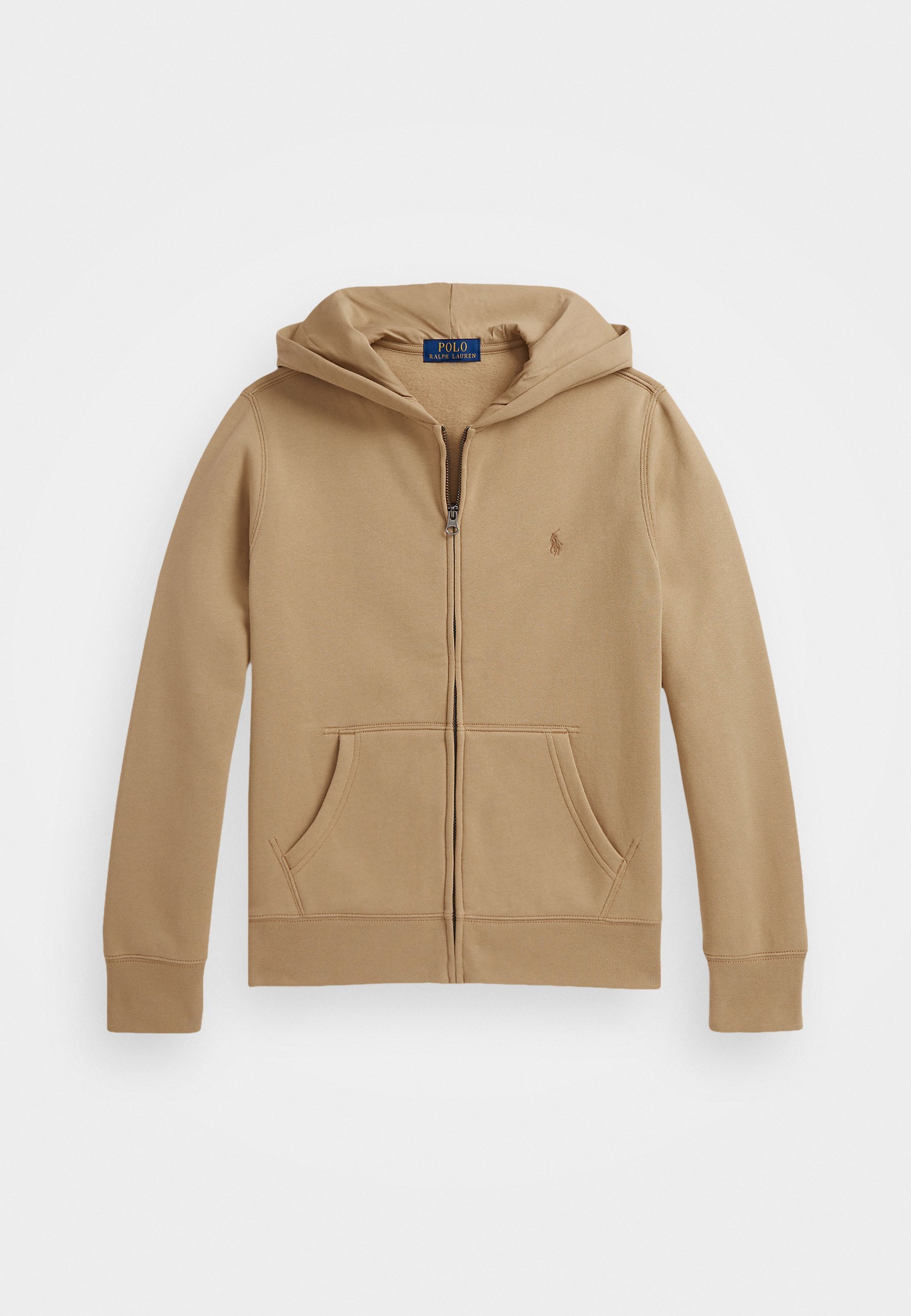 Felpa con cappuccio e zip intera Polo Ralph Lauren - Felpa con zip - kaki vintage