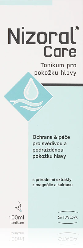 Nizoral Care tonikum na podráždenú pokožku hlavy
