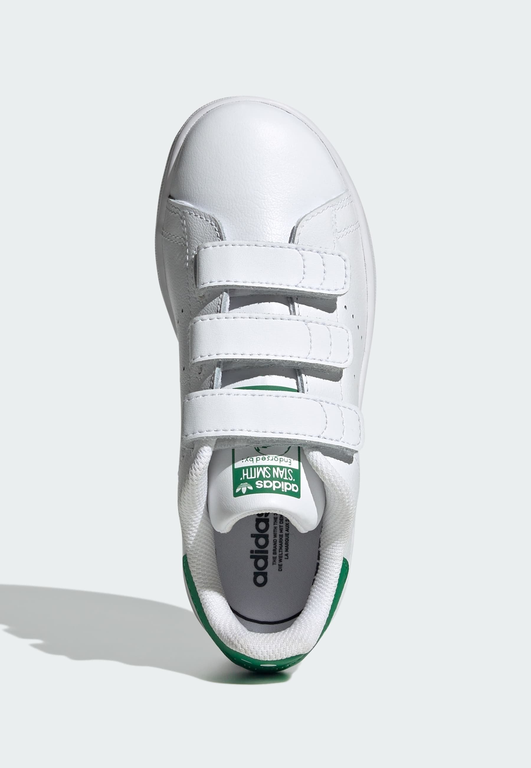 adidas Originals STAN SMITH COMFORT CLOSURE KIDS - Sneakers - cloud white cloud white green