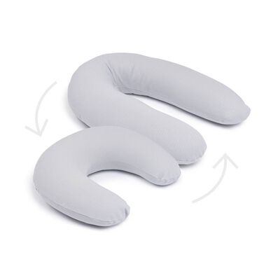 Doomoo Twisty Pearls Grå 2-i-1 Graviditetspute 1 enhet 1 enhet