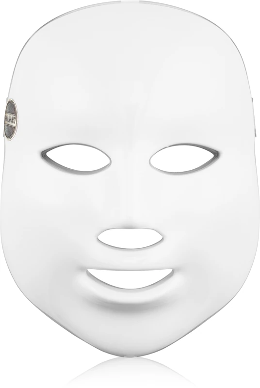 Máscara facial terapêutica de LED PALSAR7 branca.