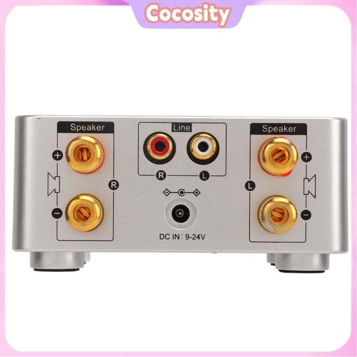 Amplificador Bluetooth Cocosity Mini, amplificador digital inalámbrico Bluetooth 5.0, receptor de audio estéreo HiFi, lámpara de techo.