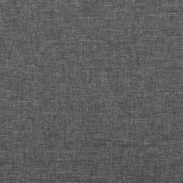 Cabecero - vidaXL - Gris oscuro - Tejido resistente - Altura regulable - Patas de madera