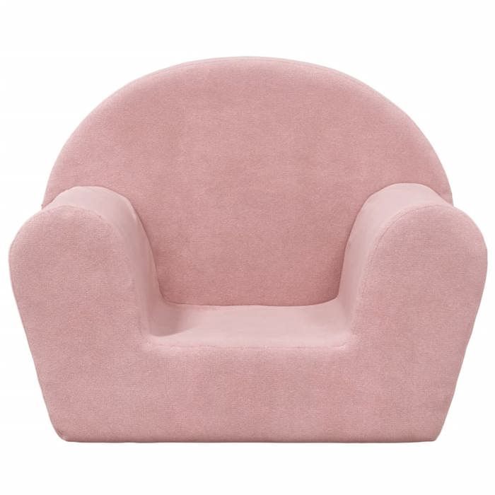 Sofá infantil vidaXL, mini sofá com capa removível, sofá para criança, móveis para quarto infantil, rosa 356985