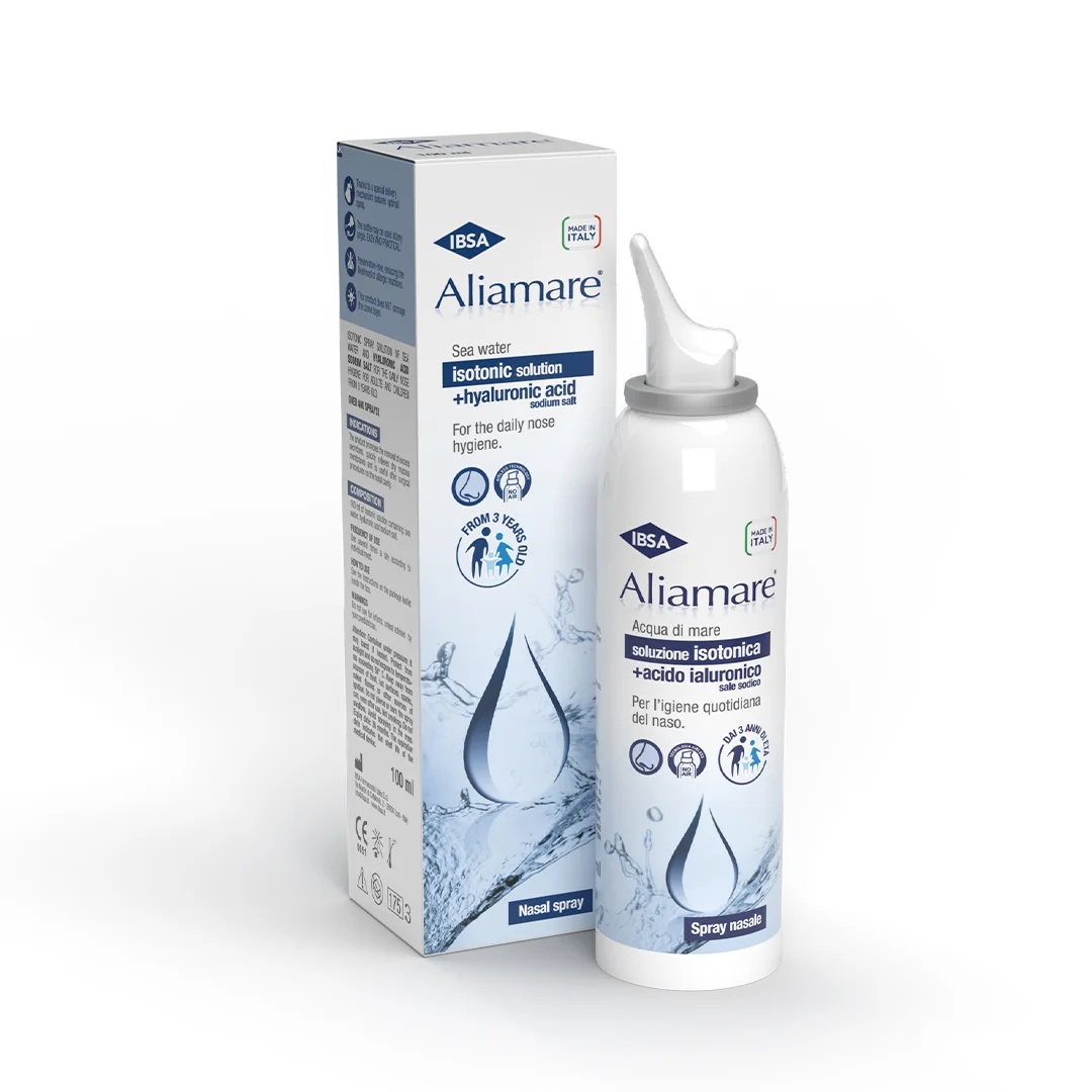IBSA Aliamare Spray Isotônico de Água do Mar Higiene Nasal 100 ml