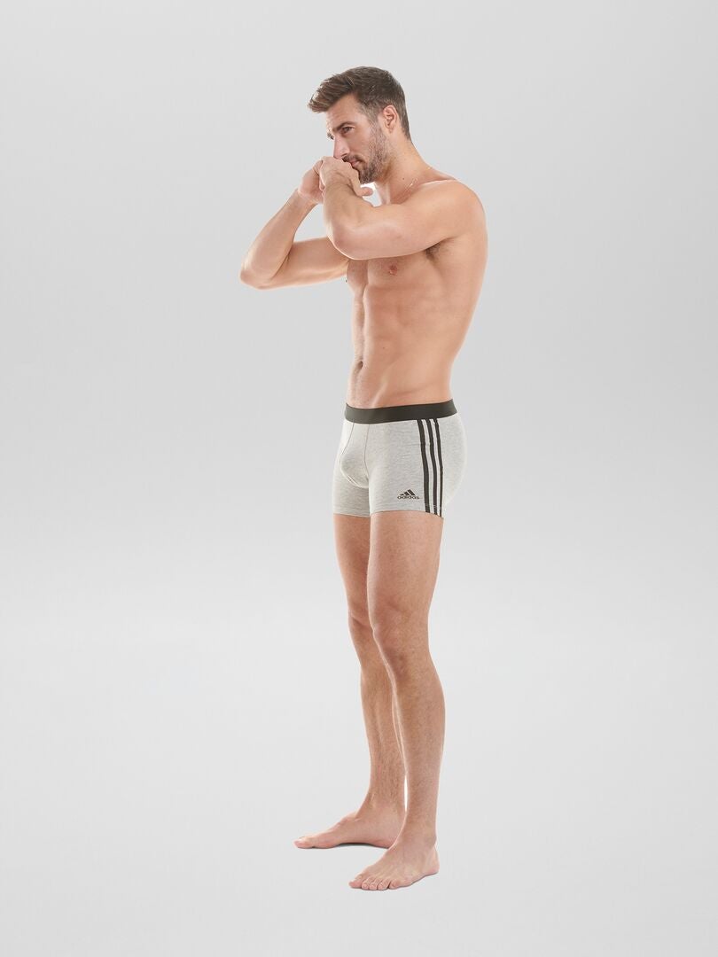 Zestaw 3 bokserek adidas - BIAŁE