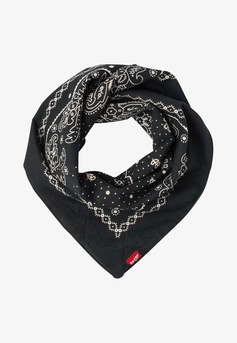 Levi's® PAISLEY BANDANA UNISEX - Foulard - nero regolare
