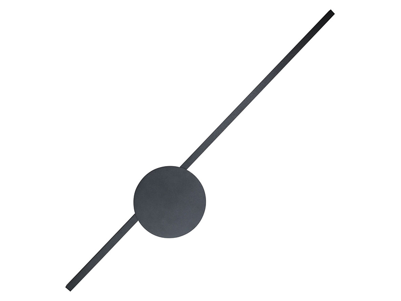 Kinkiet Java Black LED metalowy czarny