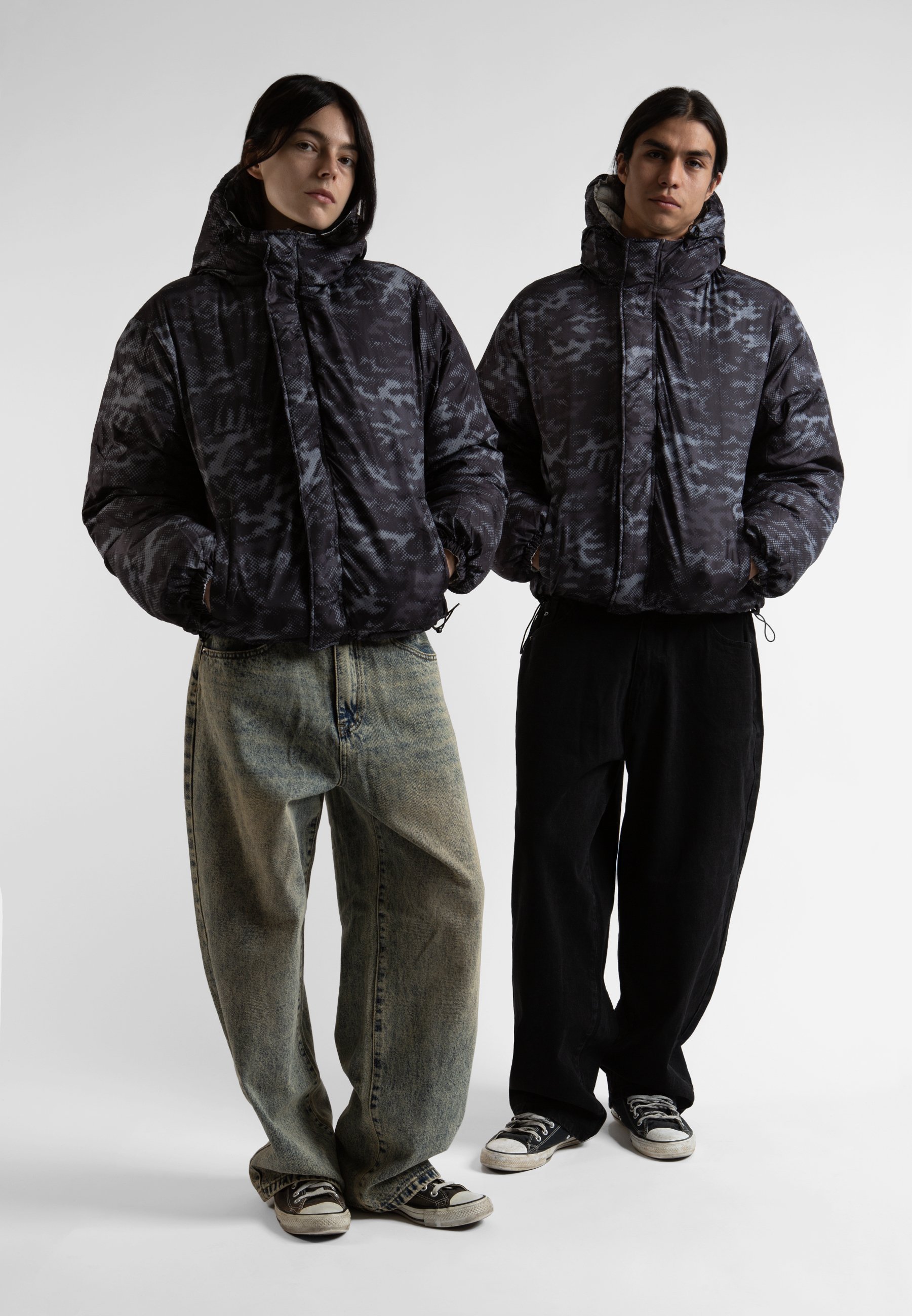 Vestes d'hiver parisiennes gaspillées