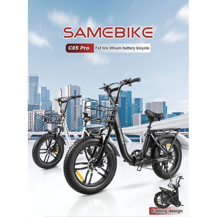 Samebike C05 Pro Vélo électrique 20