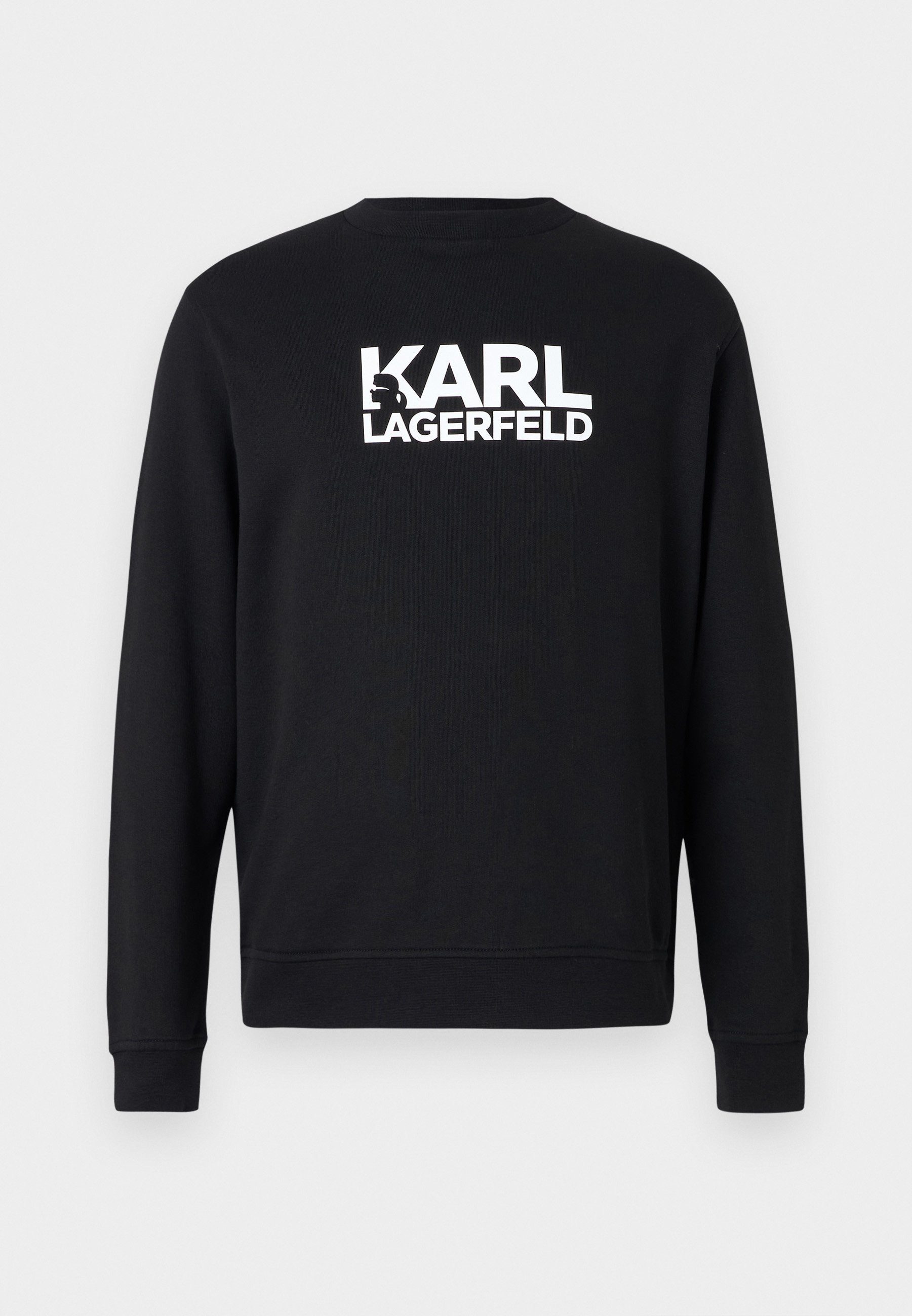 KARL LAGERFELD CREW NECK - Sweatshirt - zwart