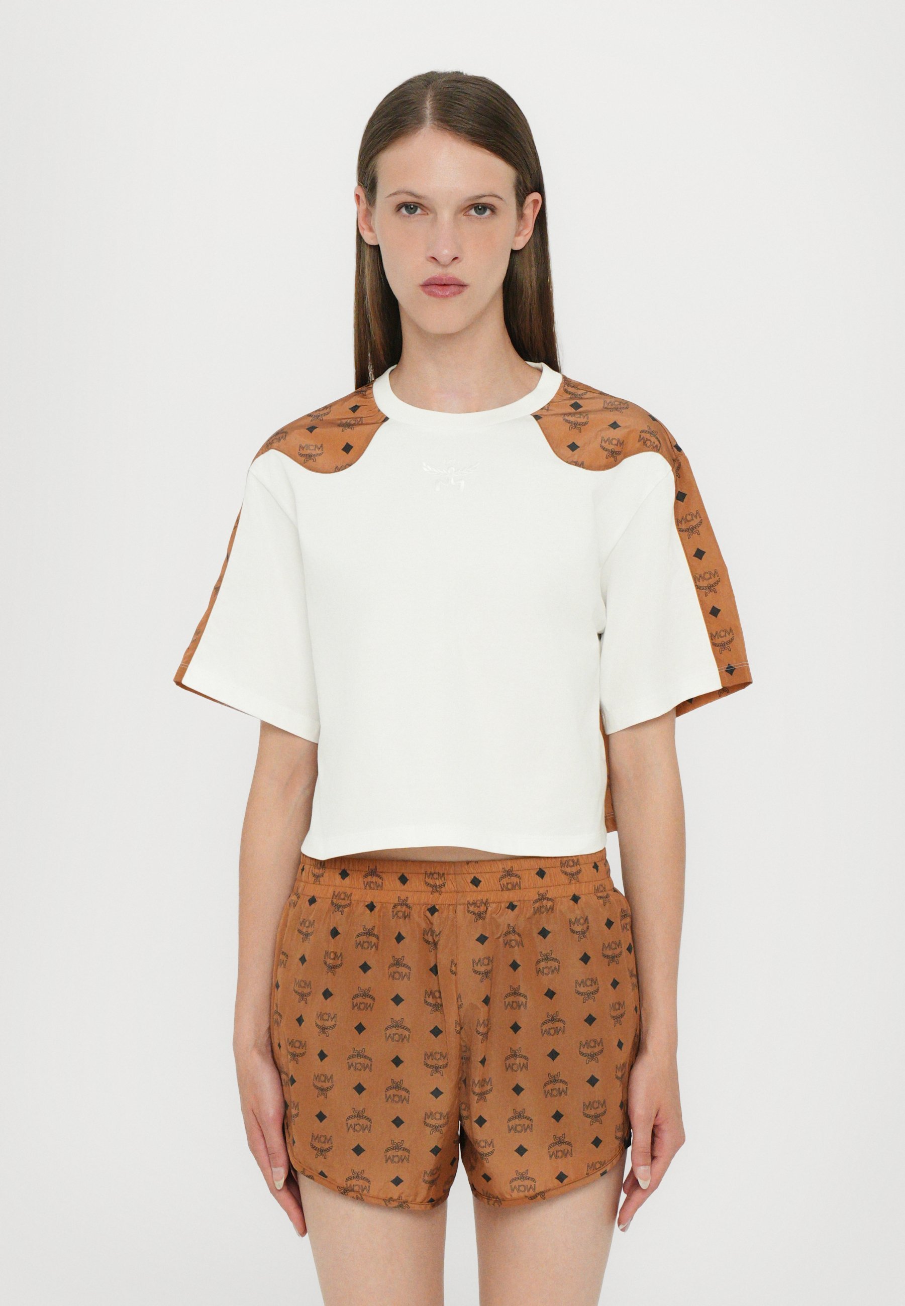 T-shirt imprimé MCM - blanc