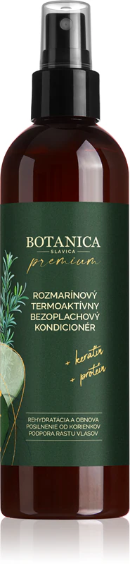 condicionador leave-in protetor Soaphoria Botanica Slavica Rosemary é um spray protetor térmico para uso com chapinha ou modelador de cachos.