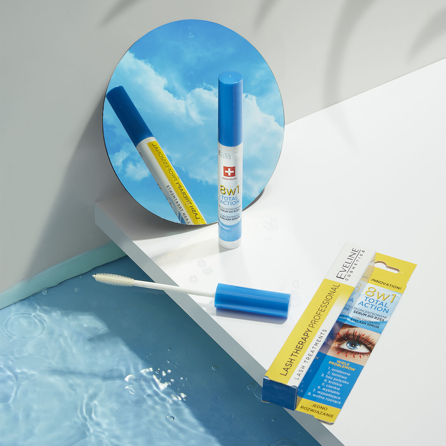 Eveline 8-i-1 øjenvippeserum 10ml Lash Therapy