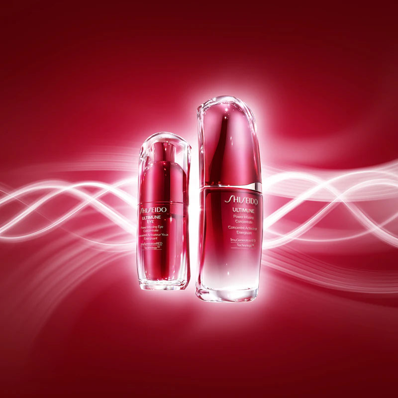 Shiseido Ultimune Eye Power Infusing Eye Concentrate oogserum voor uitgebreide bescherming tegen rimpels.