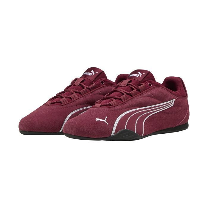 Basket Basse Cuir Puma Catch SD - Rouge Puma Blanc