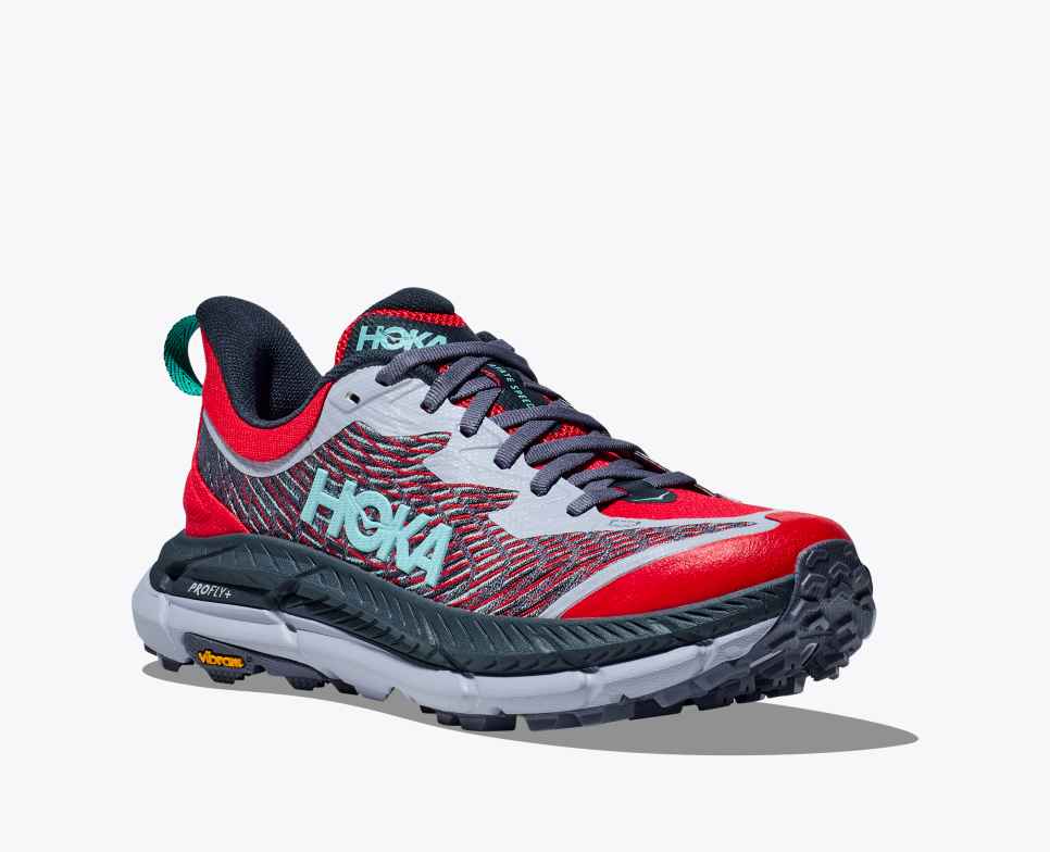 HOKA Mafate Speed 4 Cerise / Ciel orageux