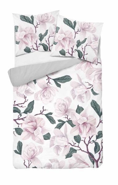 Pościel 3D satynowa z mikrowłókna MAGNOLIA 160x200 Detexpol