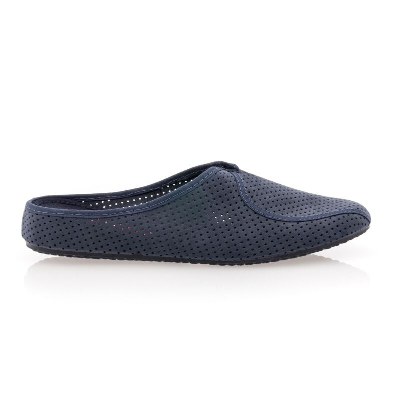 Blaue Damenpantoffeln