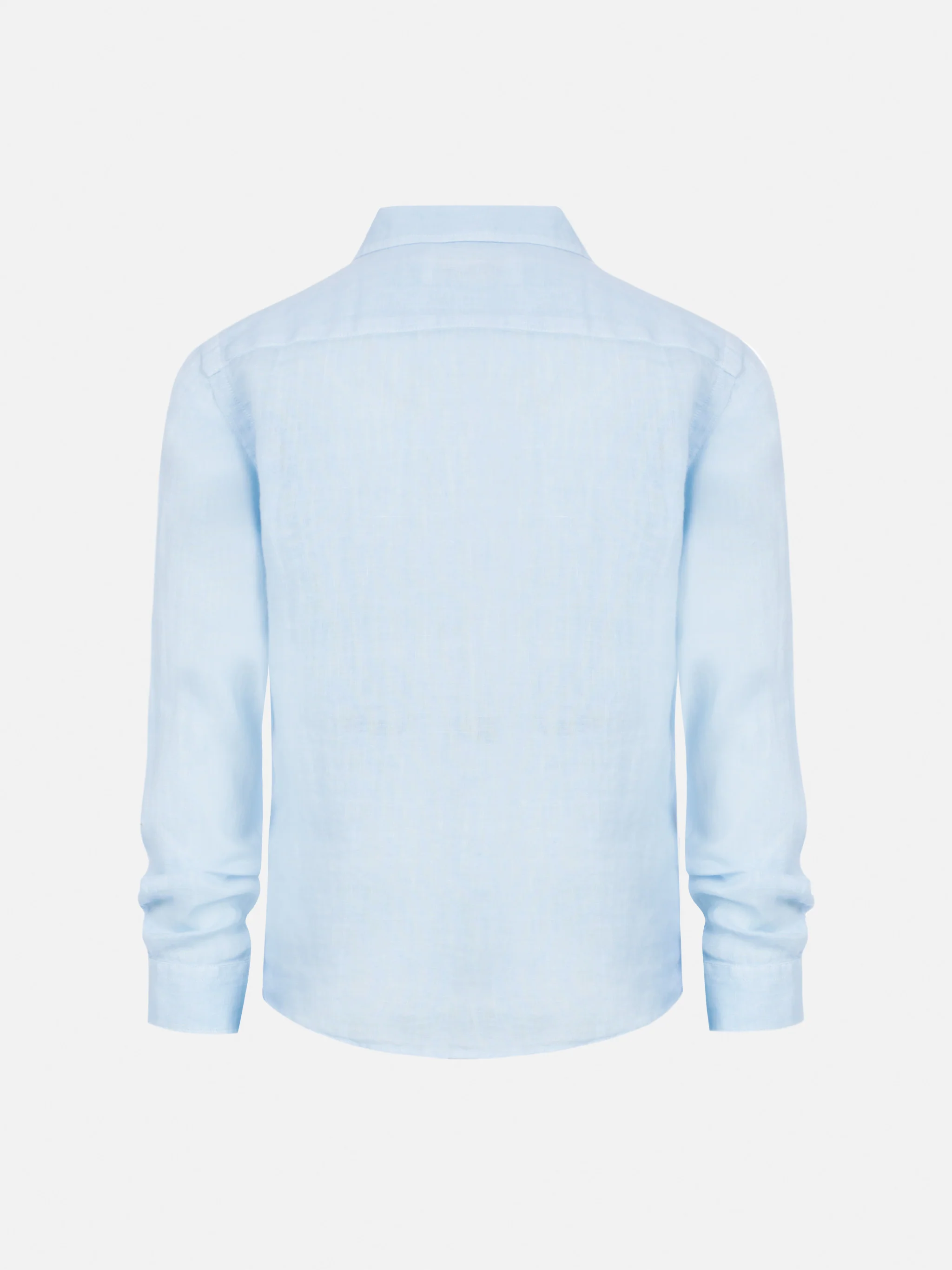 Chemise Agnes en lin bleu clair