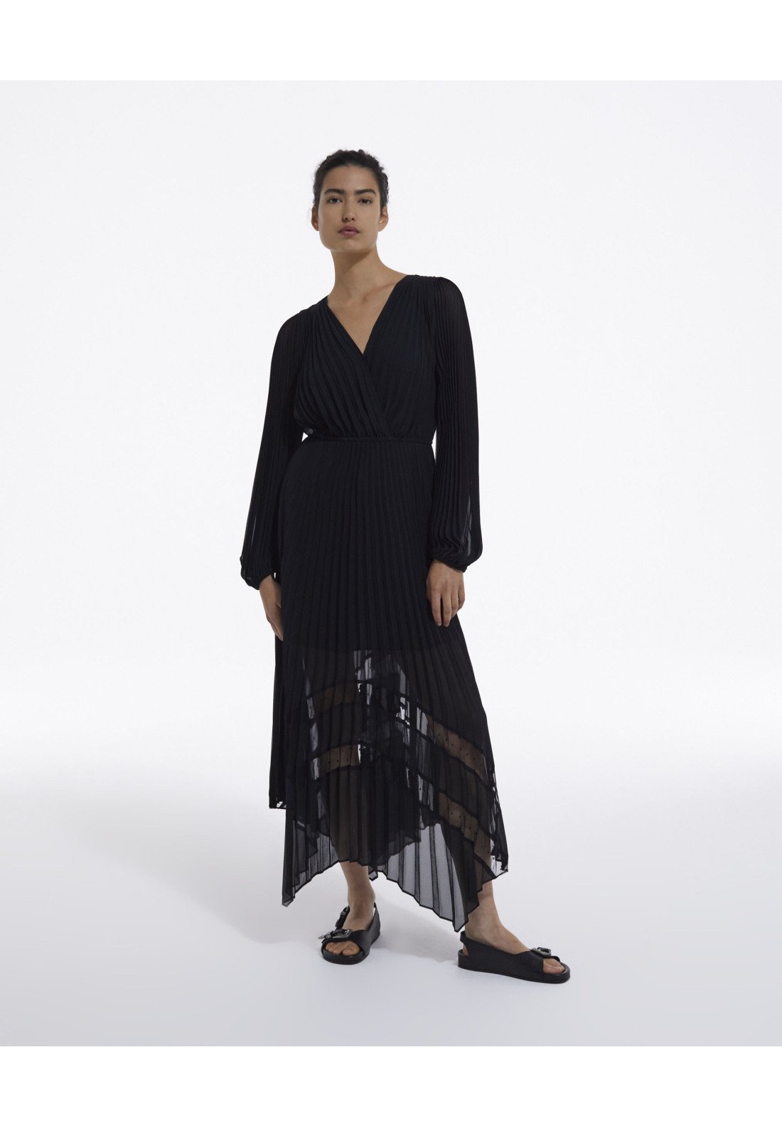 De Kooples dagjurk - zwart
