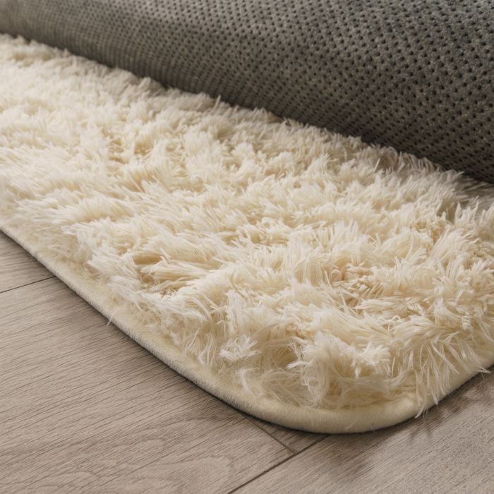 Paco Home Tapis Poils Longs Salon Shaggy Fausse Fourrure Fourrure Moelleux Ivoire Ivoire 160x220 cm