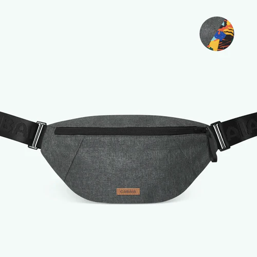 Cabaia Small Luxembourg dark gray fanny pack