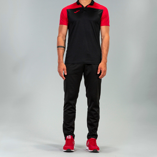  Polo Manga Corta Joma Hobby Ii Negro Rojo