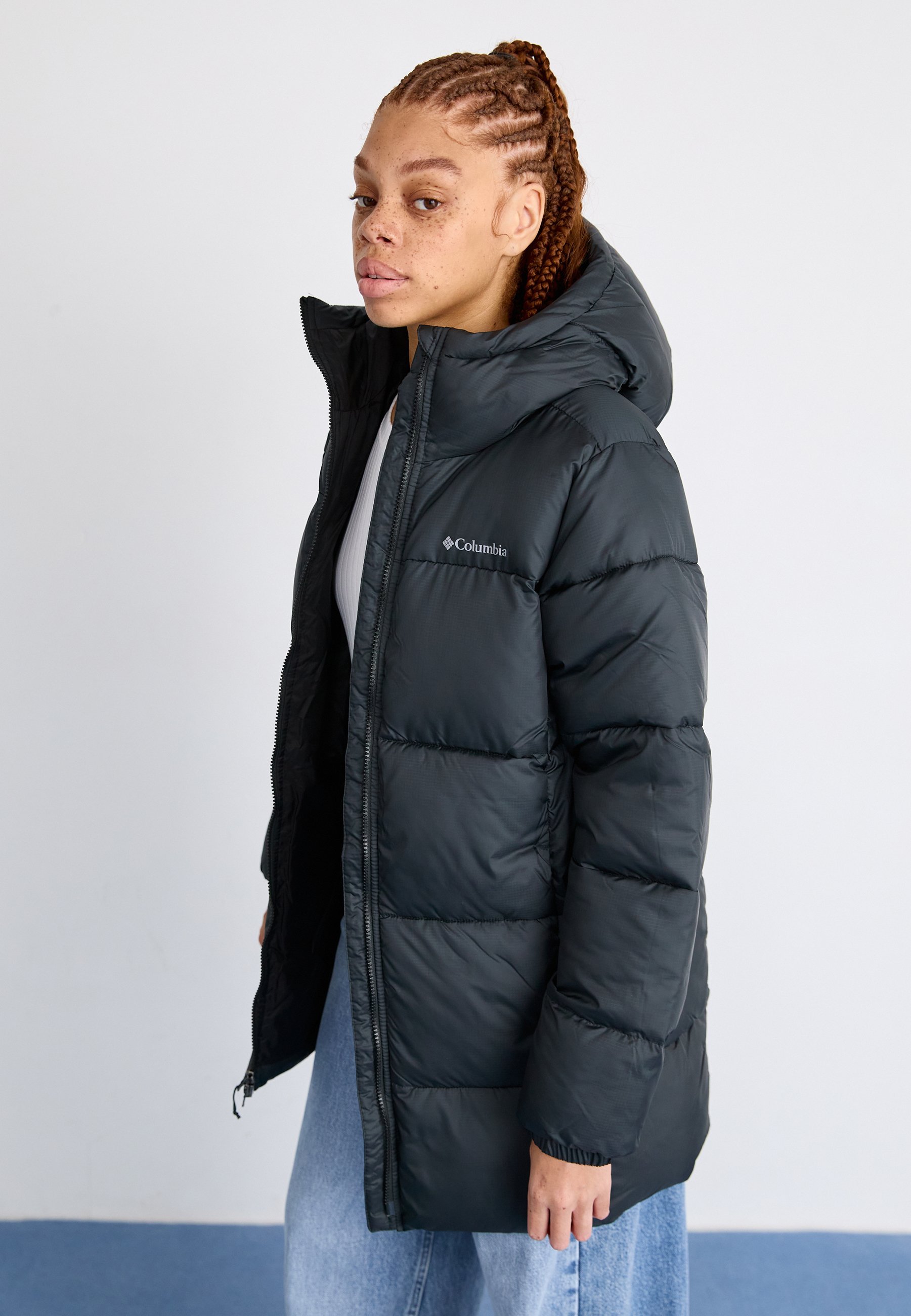 Columbia PUFFECT™ II MID HOODED - Manteau d'hiver - Noir