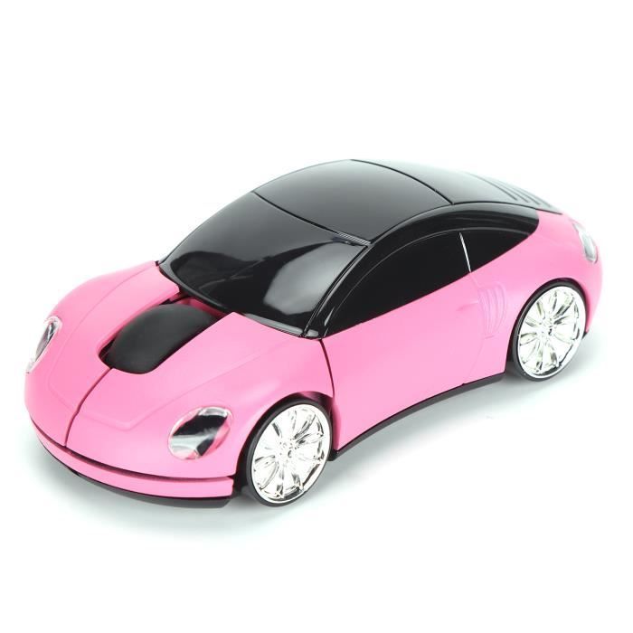 Mouse per laptop - VVIKIZY - Forma Smart Car - Ergonomico - 2.4G - Rosa