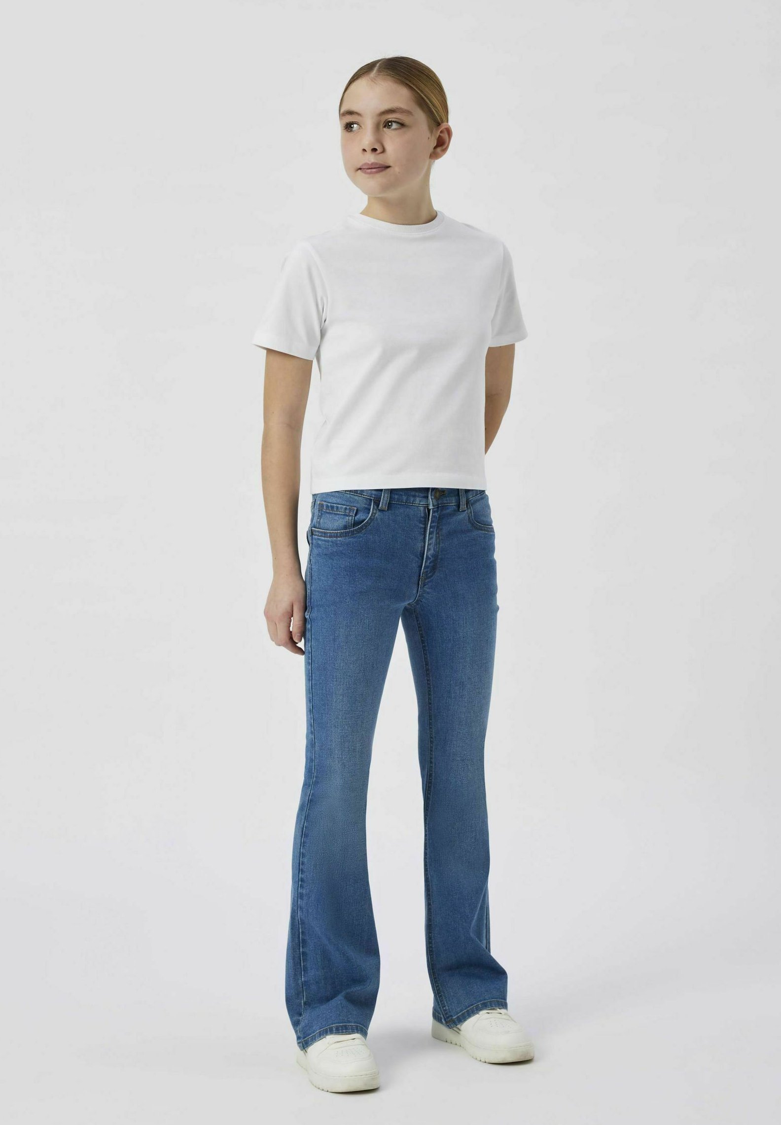 TWO SOON Jean bootcut - denim bleu moyen