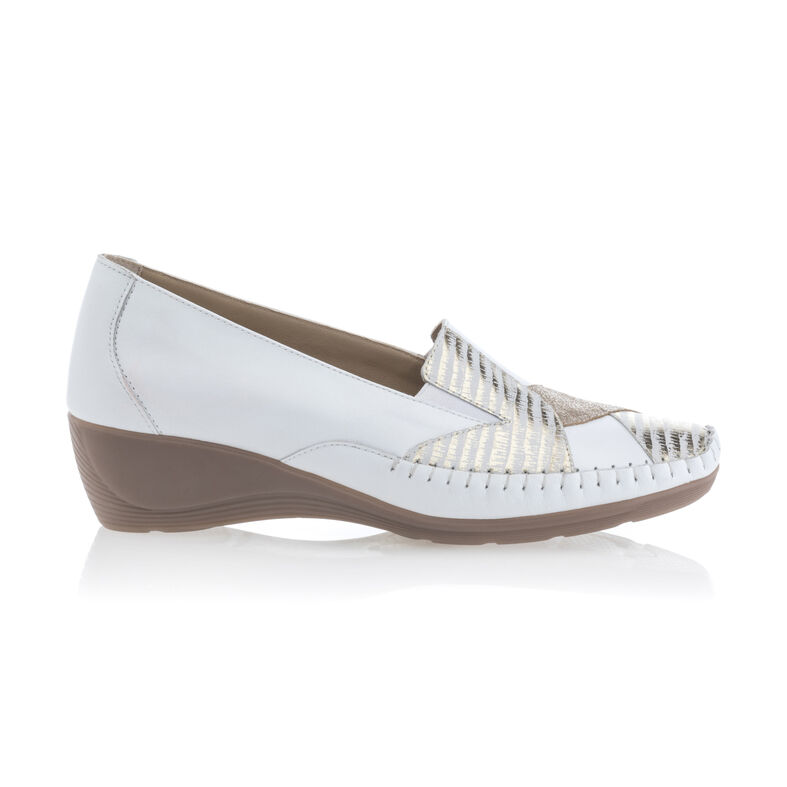 Zapatos blancos cómodos para mujer
