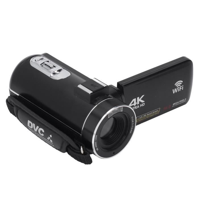 Videocamera SURENHAP 4K Ultra HD, videocamera digitale, Wi-Fi, schermo touchscreen IPS a colori da 3 pollici, zoom digitale ottico 18x.