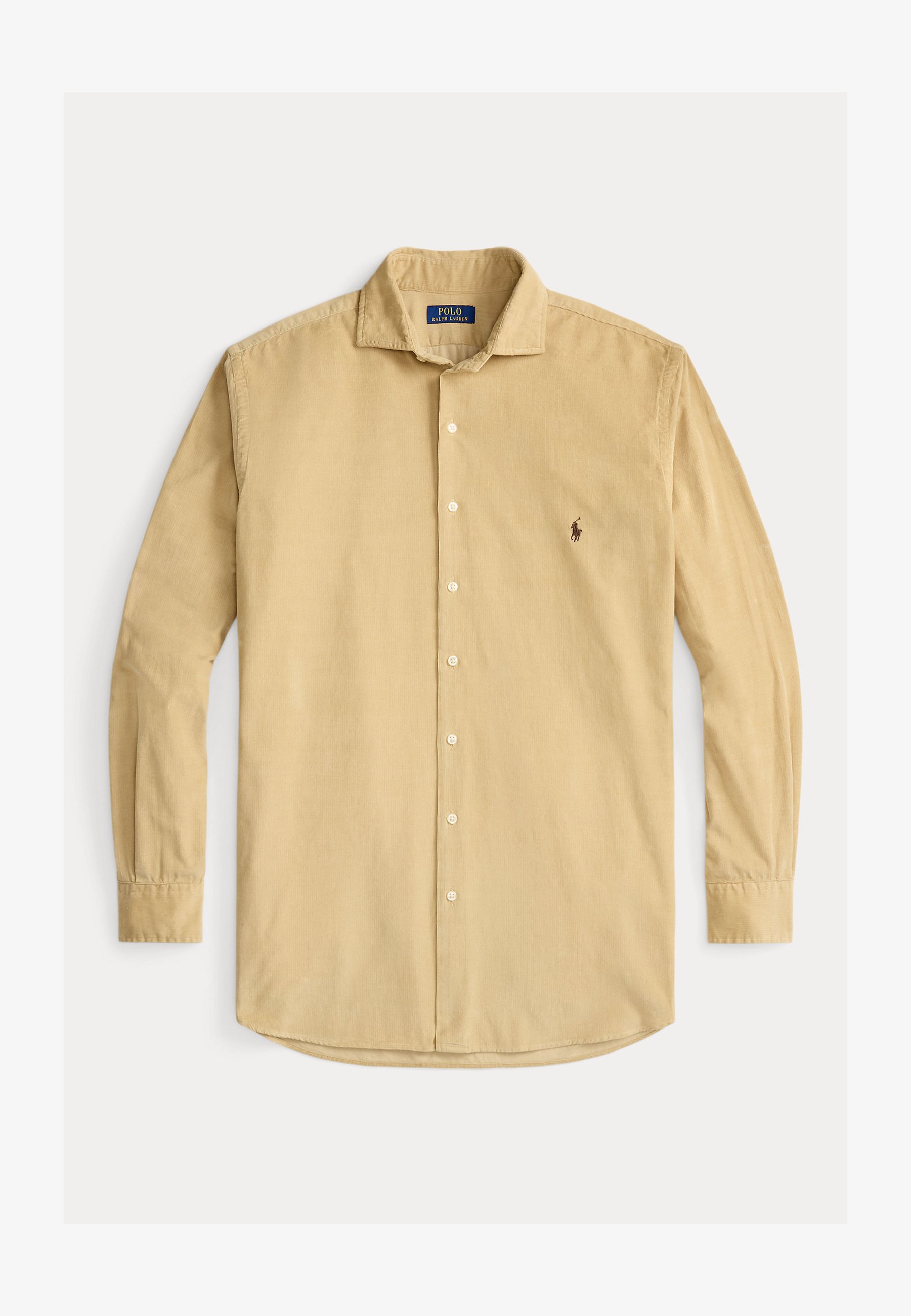 Camicia Polo Ralph Lauren Big & Tall in velluto a coste fini - Camicia - beige costiero
