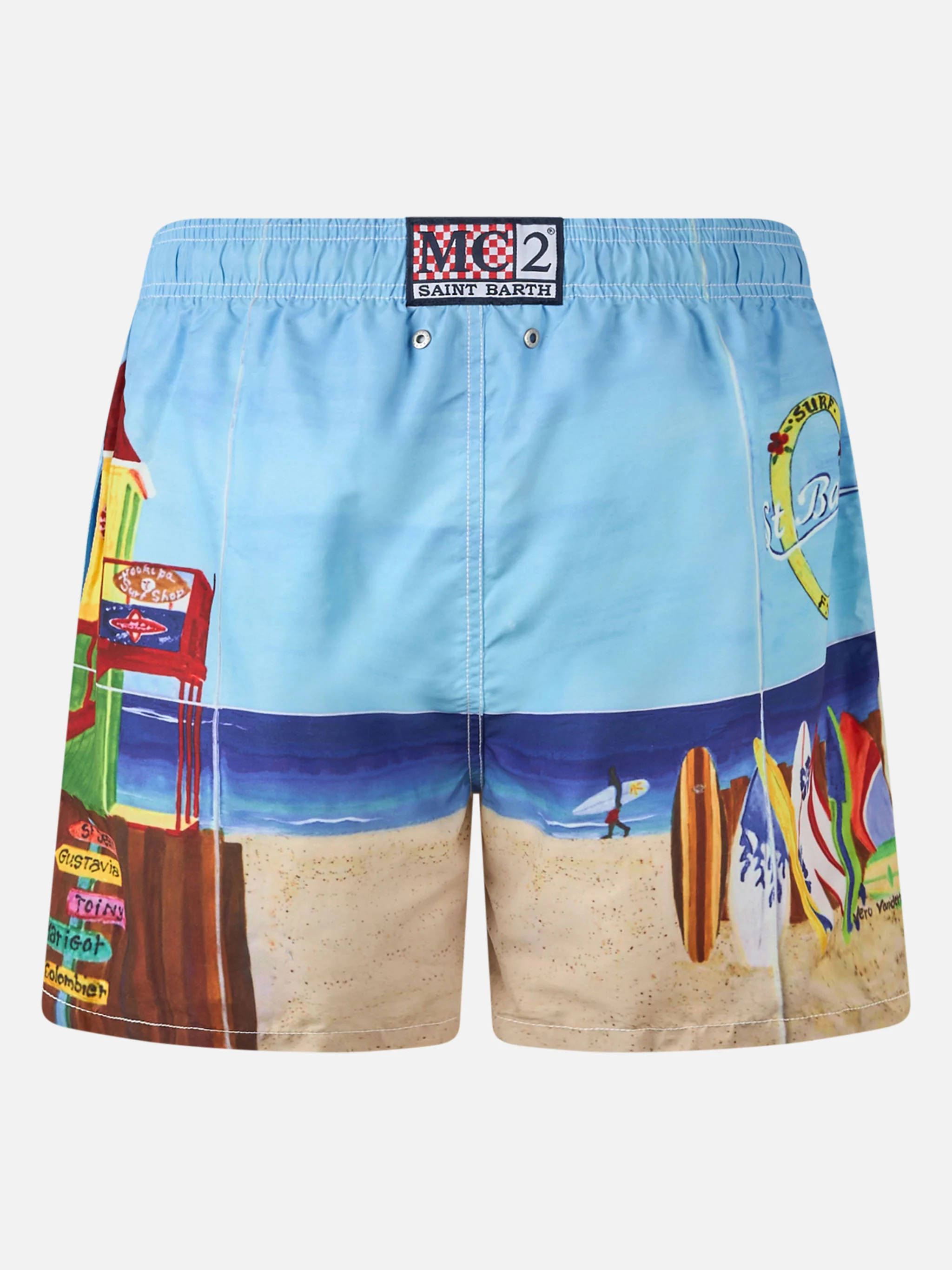 Saint Barth Lorient badpak met fotoprint