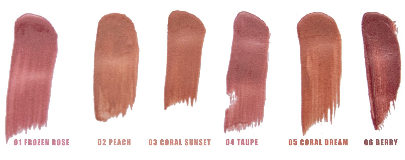 Šķidrie vaigu sārtuma pilieni Vaigu sārtumi