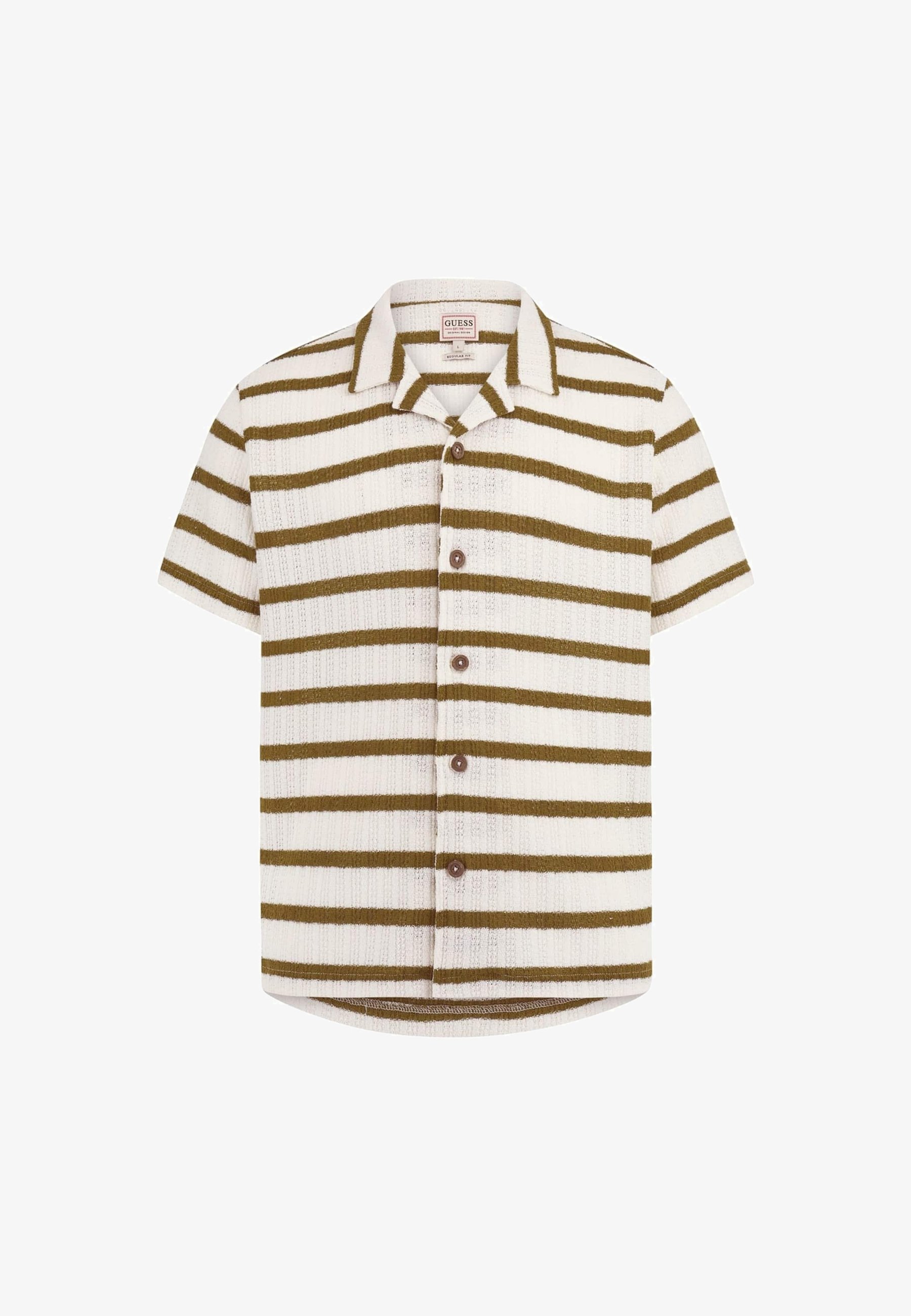Guess STRIPES - Camicia - multicolore verde