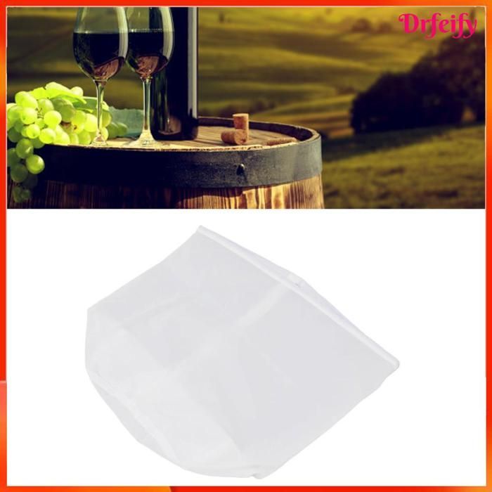Akozon Sacchetto per gocciolamento da 5 galloni, sacchetto per birrificazione a maglia extra fine per piscina, motore, viola (25 micron)