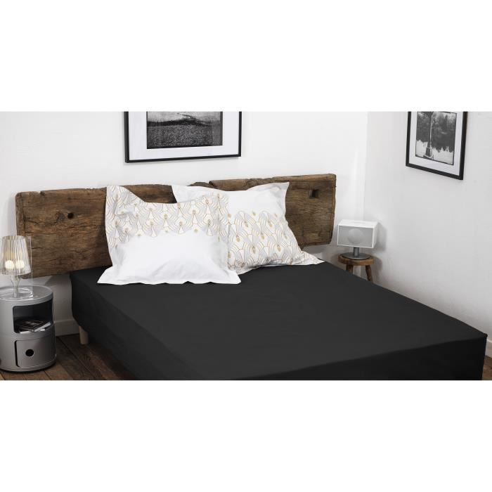 Nero - HOME LINFE PASSION - 160x200 +35 cm - 100% COTONE
