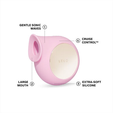 Lelo Sila Cruise Pink klitoriksen stimulaattori 1 kpl 1 kpl