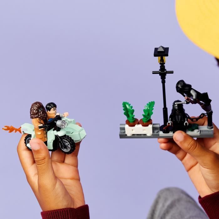 LEGO Harry Potter 76459 Hagrid et Harry s’Échappent de Privet Drive - Jouet Moto dès 8 ans