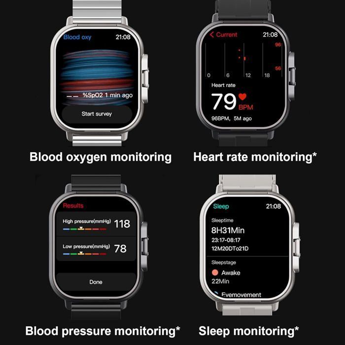 Smartwatch with Built-in Headphones, 2.01