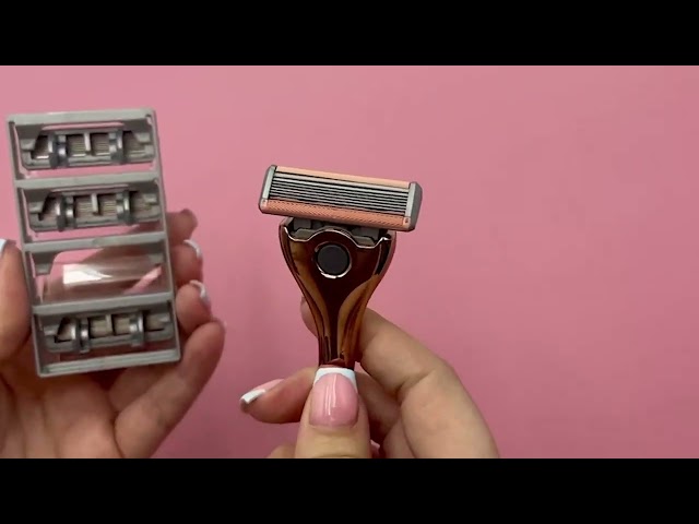 Náhradní hlavice do holicího strojku FFS Beauty se 6 břity, balení 4 kusů