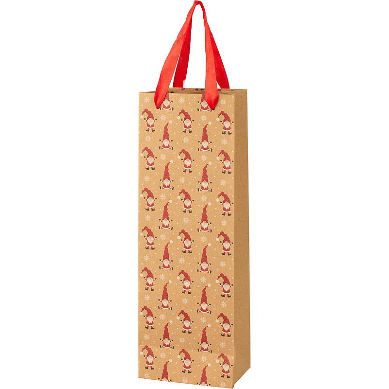 Sac isotherme pour bouteille 36 x 12,5 x 8 cm kraft