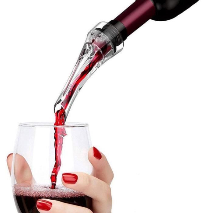Aérateur de vin - Accessoire de Vin Rouge - Anti-Goutte - Design Contemporain - Sans BPA - 1 Pièce