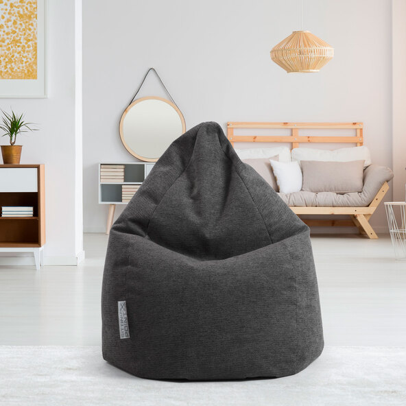 Τσάντα φασολιών εσωτερικού χώρου Lord Beanbag XL, ανθρακί