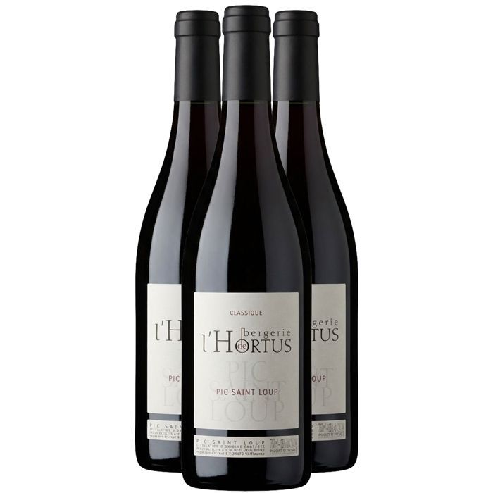 Domaine de l'Hortus Pic Saint-Loup Bergerie de l'Hortus Classique 2024 - Vin Rouge du Languedoc - Roussillon (3x75cl)