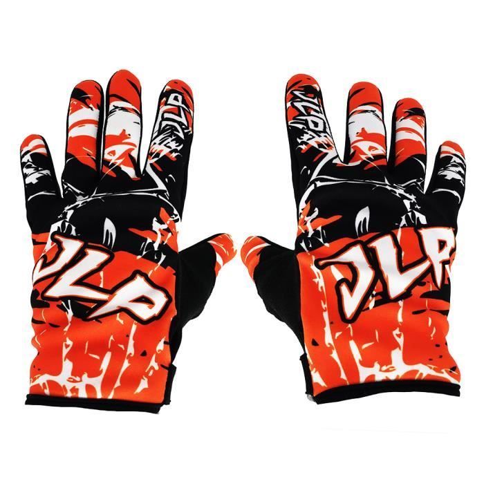 GANTS ENFANT MOTO CROSS QUAD VTT BMX ENFANT ORANGE JLP RACING