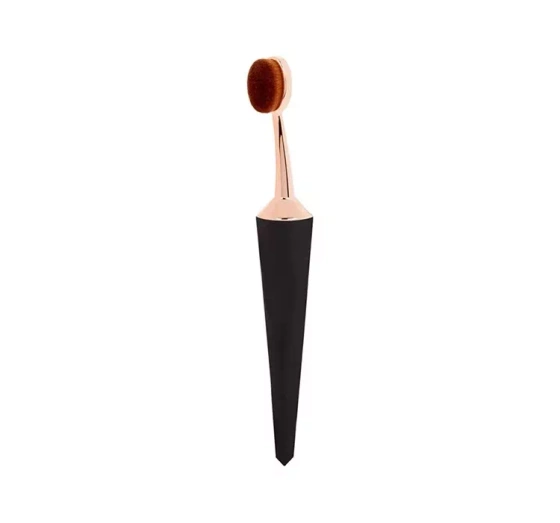 Iconic London Evo Oval owalny pędzel do makijażu Black 004