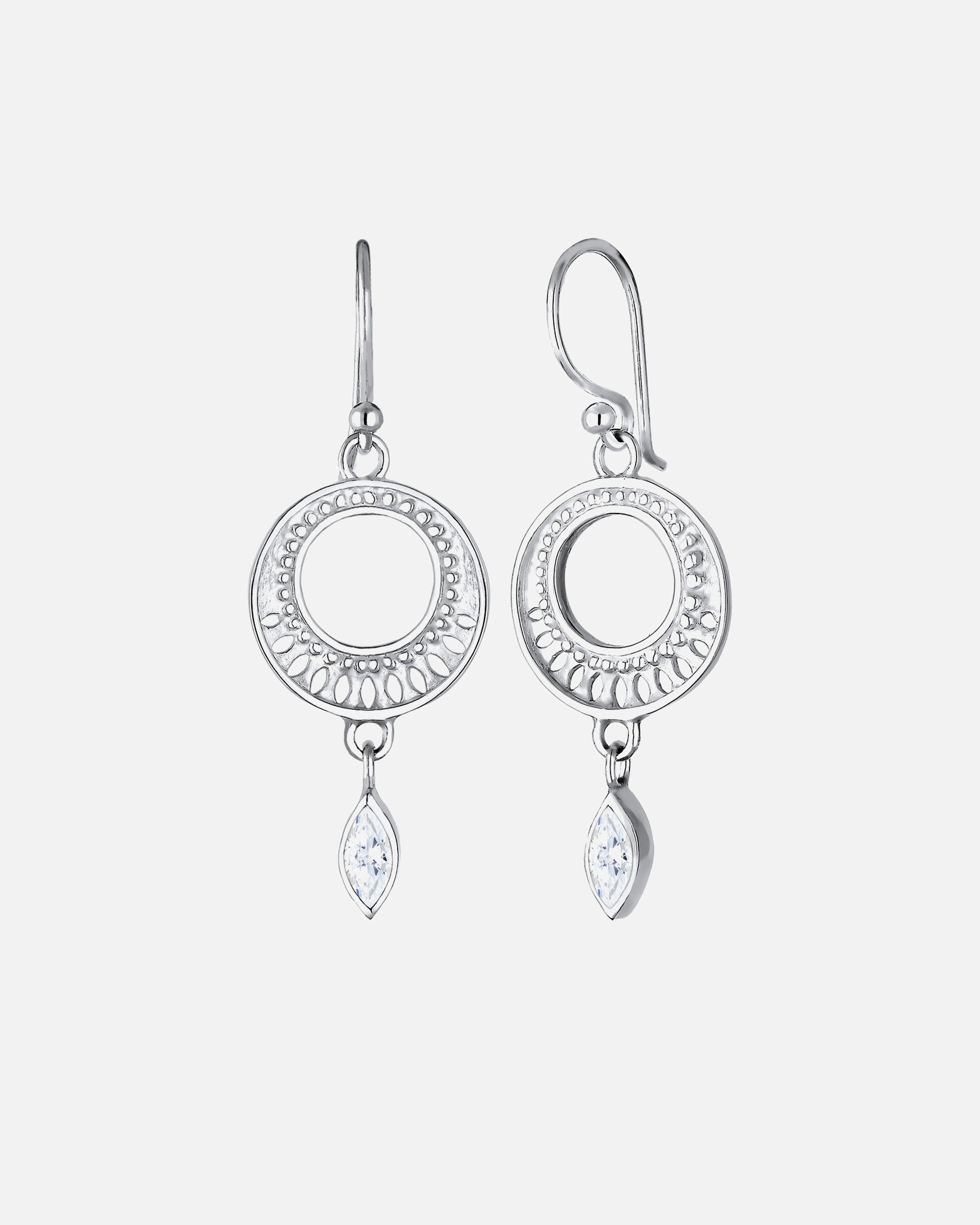 Elli PREMIUM Ornament Zirkonia Marquise 925 Sterling Silber